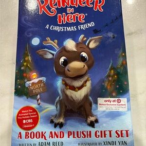 Reindeer In Here Book and Plush Gift Set